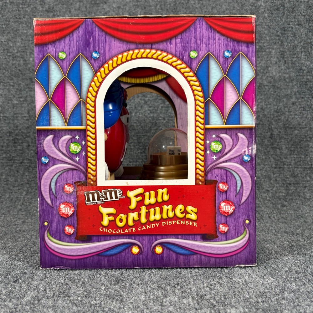 M&Ms Fun Fortunes The Great Red-Ini Candy Dispenser Limited Edition Collectible - Picture 4 of 7